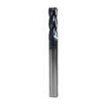 Cobra Carbide Endmill, 4 Flute AlTiN Coated, 3/16, Corner Radius: 0.06" 19476